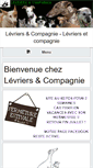 Mobile Screenshot of levriers-co.fr